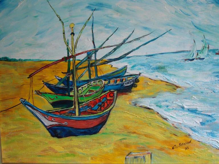 T62 - Barques aux Saintes-Marie-de-la-Mer