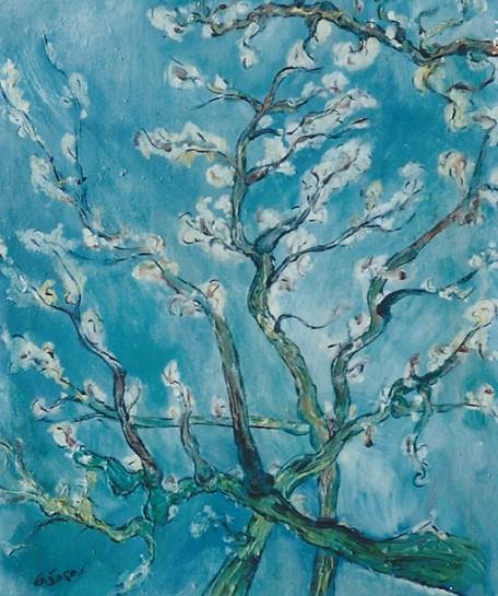 T84 - Fleurs d'amandier
