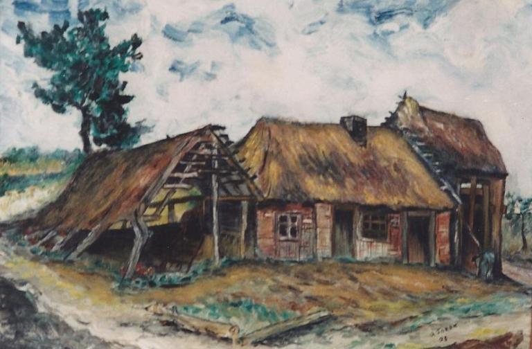 T77 - Maisonnette avec grange délabrée