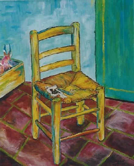 T9 - La chaise de Vincent avec sa pipe
